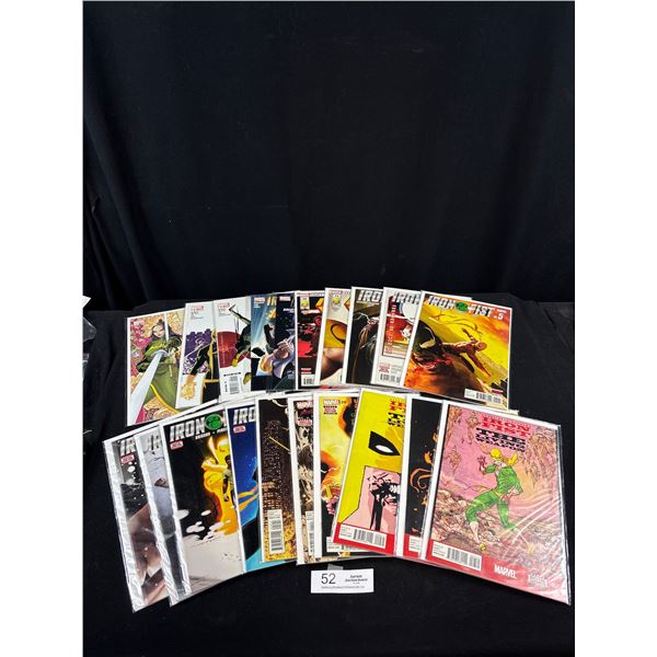 Lot of 20 Comics on Board in Bag (Iron Fist + The Immortal Iron Fist)