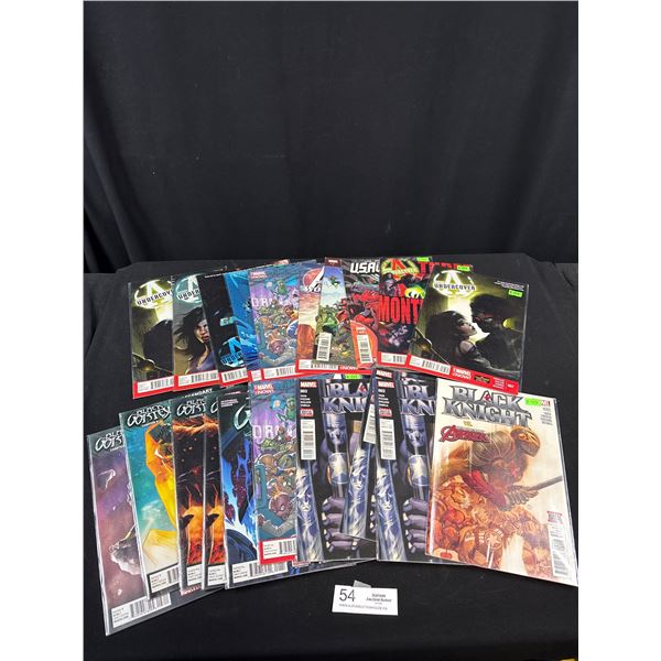 Lot of 20 Comics on Board in Bag (Avengers Undercover, Black Knight, etc)