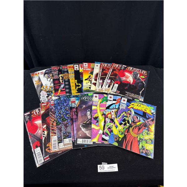 Lot of 20 Comics on Board in Bag (Future Force, Rai, etc)