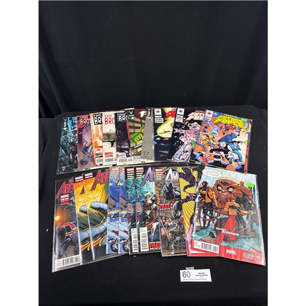 Lot of 20 Comics on Board in Bag (Secret Avengers, Future Force, etc)