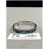 Image 1 : Hinged Bangle w/ Abalone Stones