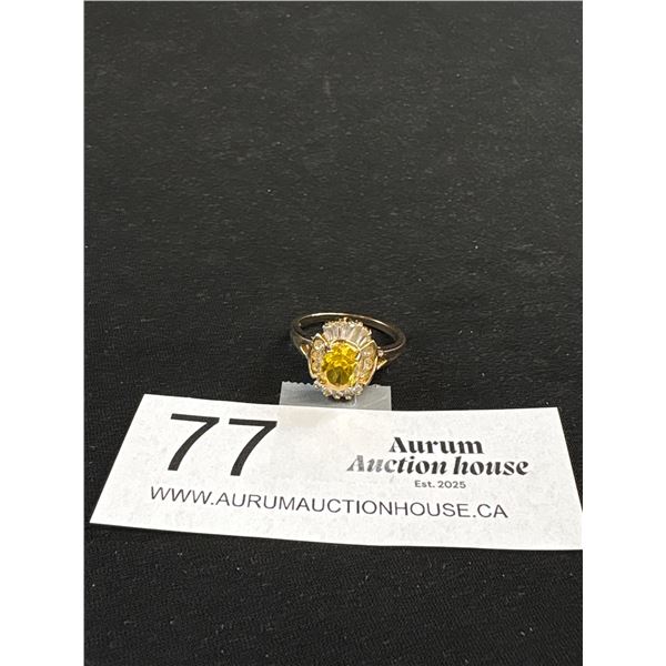 Vintage Gold Tone Ring Marked 14k G.P