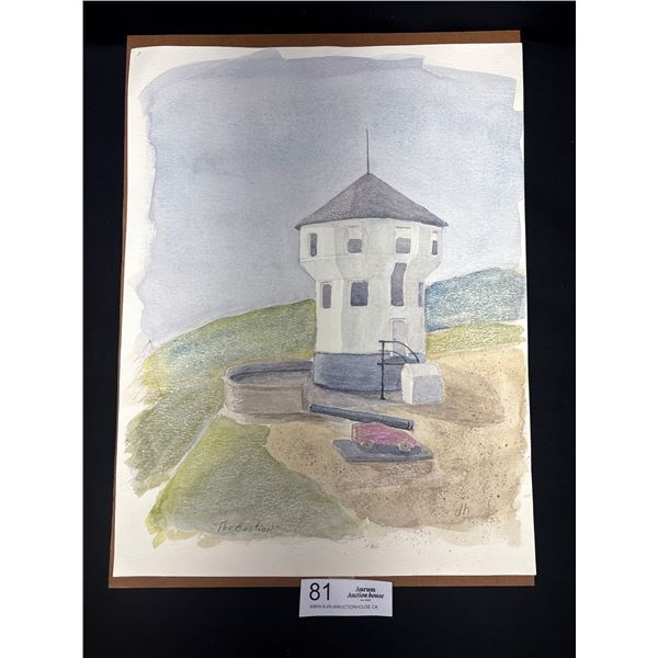A Watercolour of The Bastion/Nanaimo