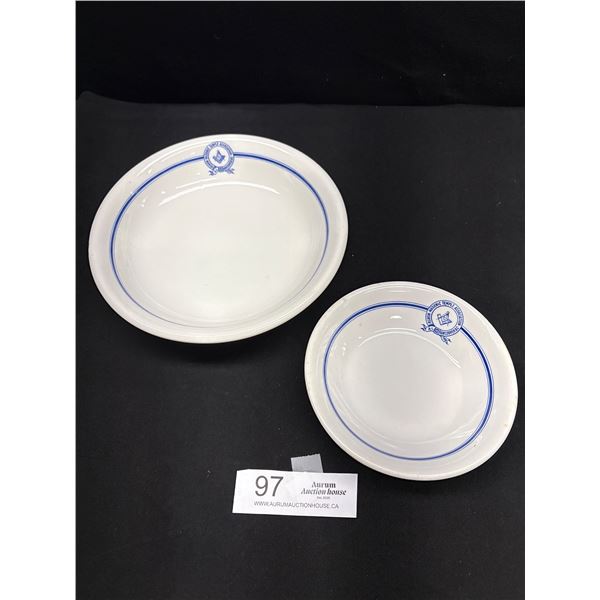 2 Early 1900s Pacific Coast Importing Bowls From A North Vancouver