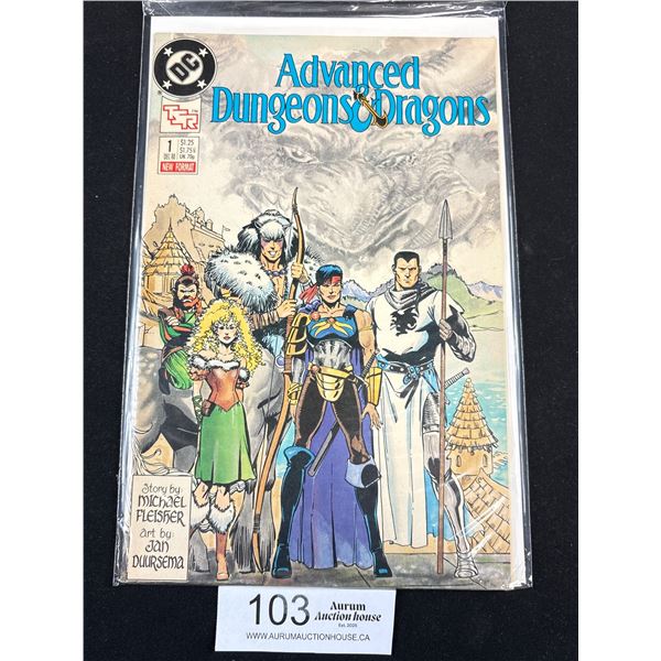 1988 Advanced Dungeons and Dragons #1 Comic
