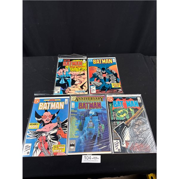 Run of 5 1986 Batman Comics Including #400 (#399 to #403)