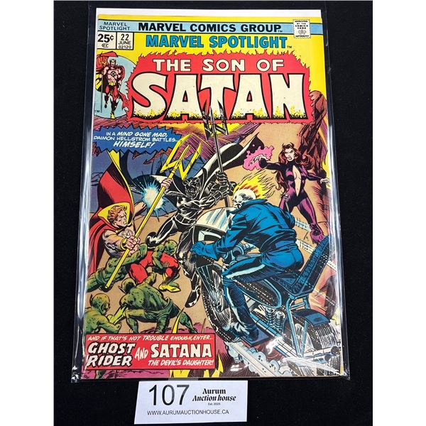 1975 Marvel Spotlight The Sun of Satan #22 Comic