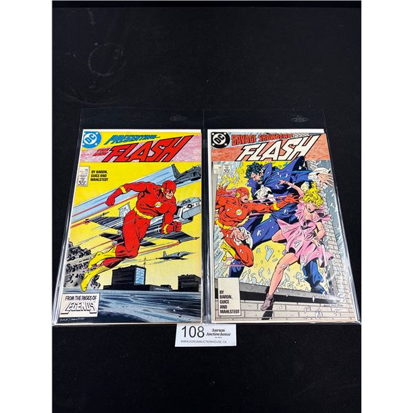 1987 Flash #1 and #2 Comics