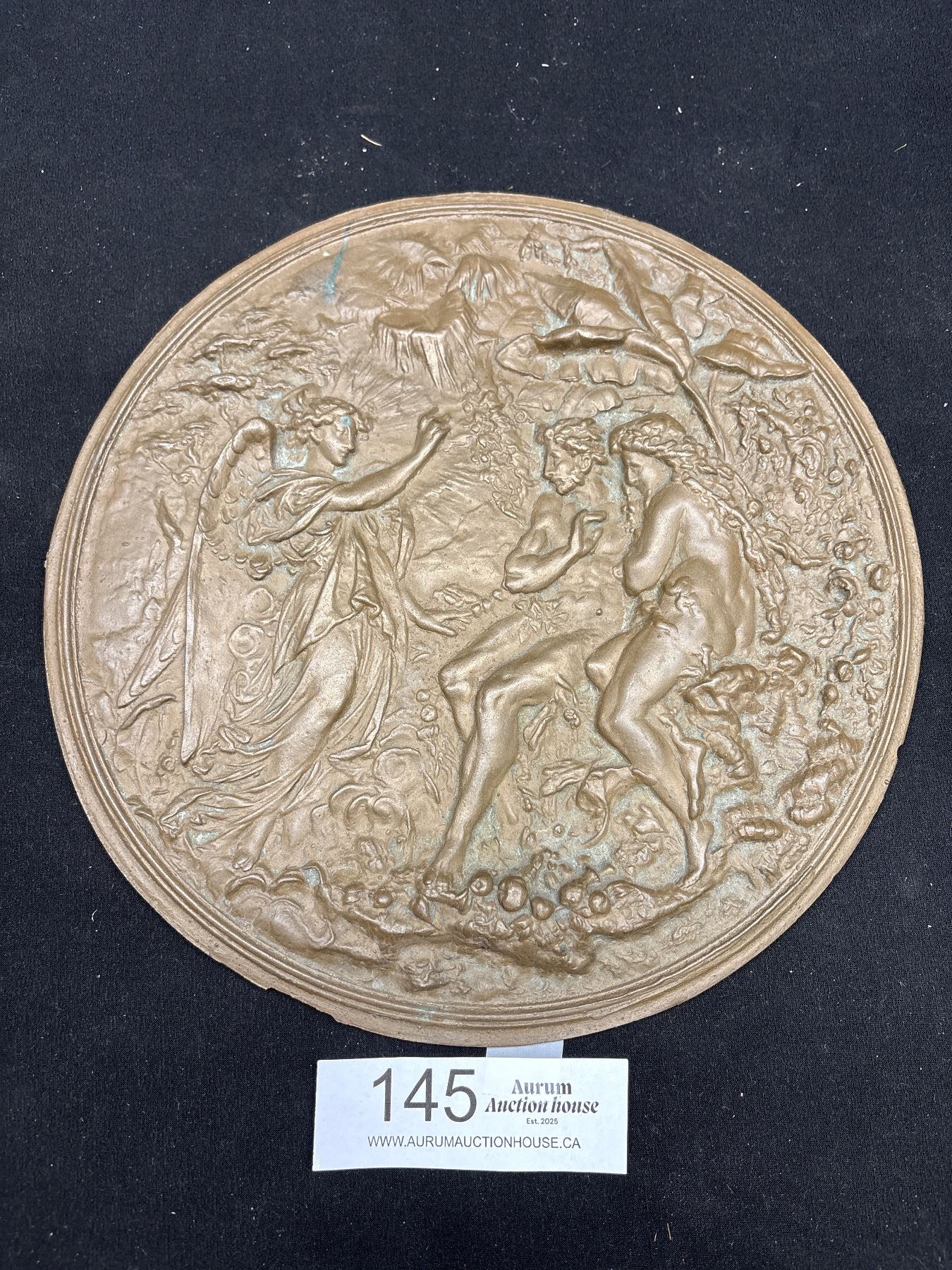 Adam + Eve - Garden of Eden Plaque