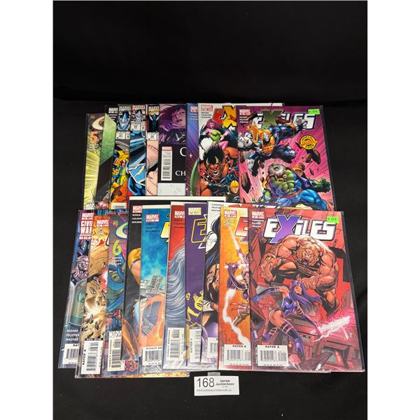 Lot of 20 Comics (Ex-Files, Civil War, etc)