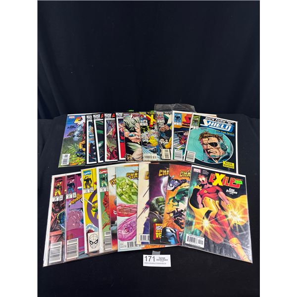 Lot of 20 Comics (Nick Fury Agent of Sheild, Ex-Files)