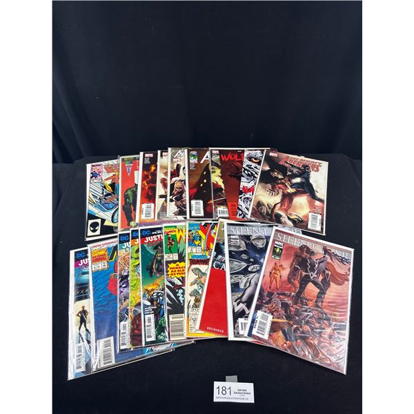 Lot of 20 Comics (The Mighty Avengers, Justice League vs Suicide Squad, etc)