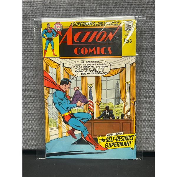 Bronze Age 1970 Exc. Condition Action Comics Superman + The Legion of Super-Heros