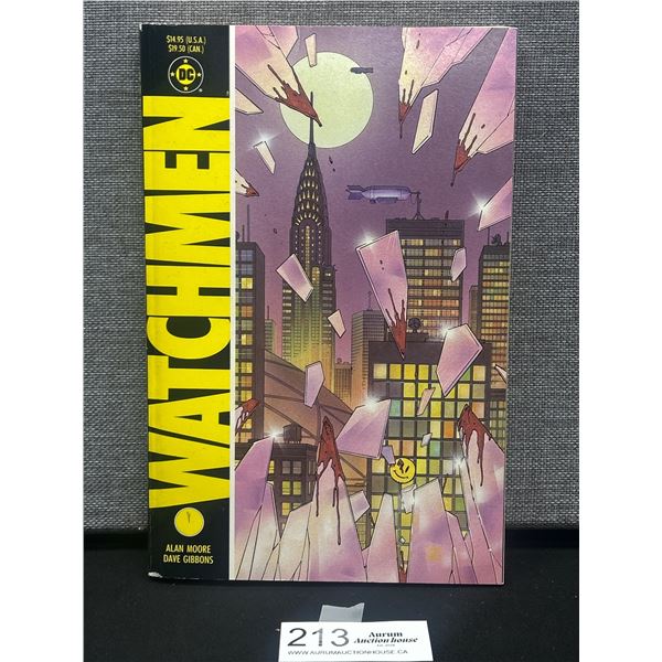 1987 1st Printing DC Comics Alan Moore/ Dave Gibbons TPB Graphic Novel