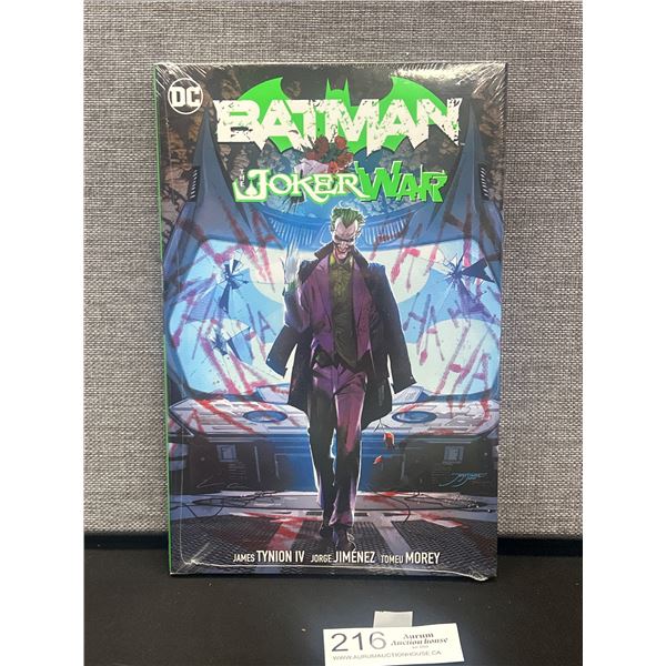 Sealed - Brand New Batman Joker War Hardcover Graphic Novel