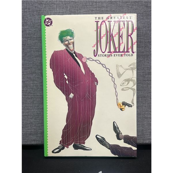 First Printing The Greatest Joker Stories Evertold Hard Cover Graphic Novel