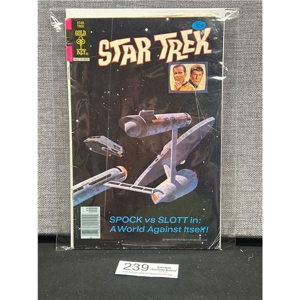 StarTrek #55 Goldkey Comixs 1978 "A World Against Itself" *Very Famous Misprint on Cover* "Spock vs 