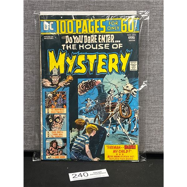 July 1974 DC Comics House of Mystery #225 100 Super Page Spectacular Comic Book