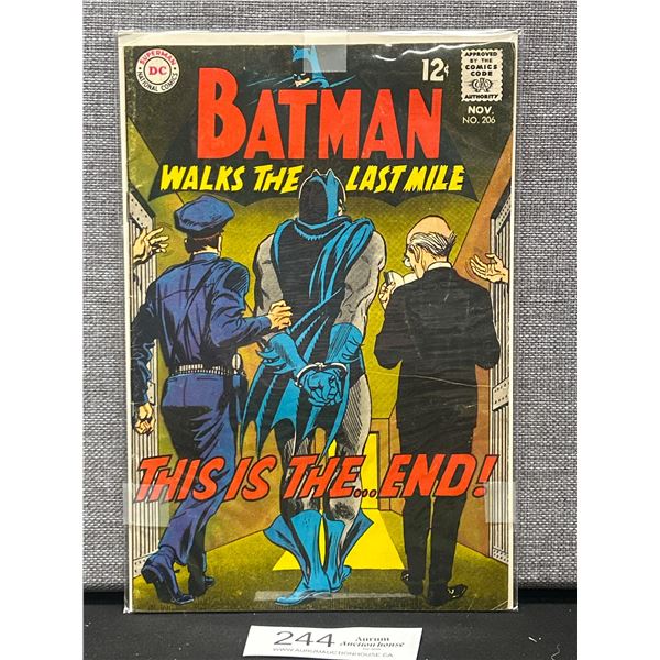 Silver Age 1968 Batman #206 DC Comics *Highly Sought after Comic*