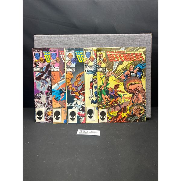 Lot of 5 1984 Marvel The New Defenders #132,138,139,140,144