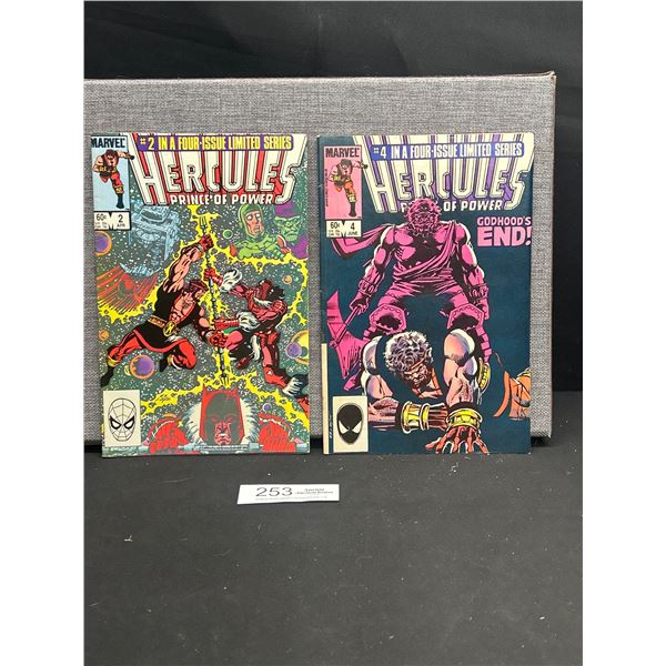 Lot of 2 1984 - 2 of 4 Set of 4 Hercules Prince of Power