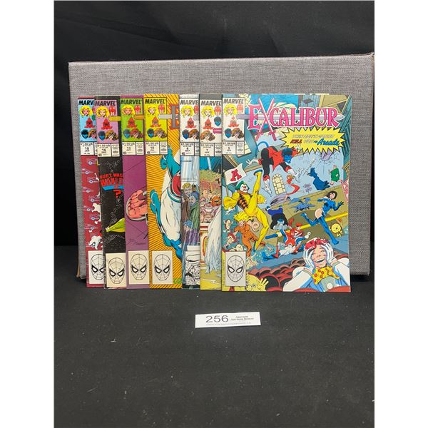 Marvel Excalibur 1989 - #5,7,8,10,13,16,18