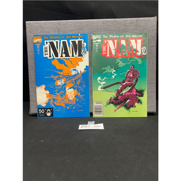 Marvel Comics The Death of Joe Hallen "The Nam" #55 & 56