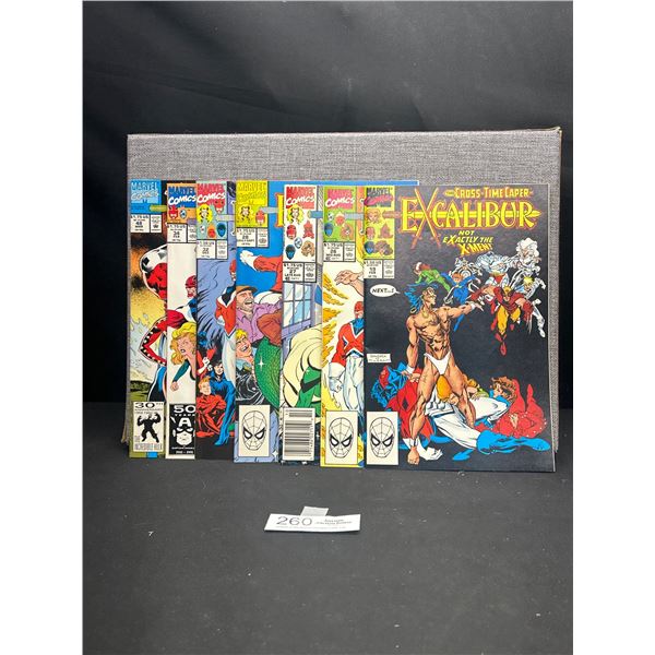 Marvel Comics Excalibur #19,26,27,28,32,34,48