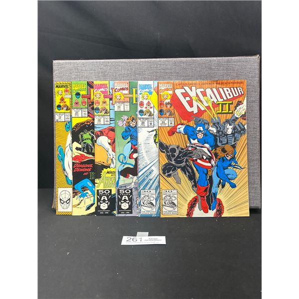 Excalibur - Marvel Comics #10,37,38,42,50,59