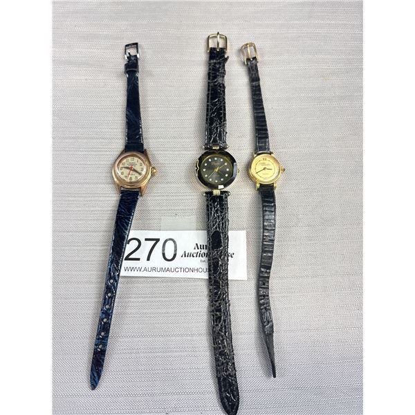 3 Ladies Watches