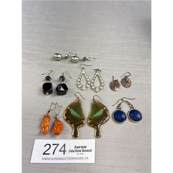 Vintage Pairs of Dangle Earrings