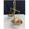 Image 2 : Vintage Brass Scale with Weights