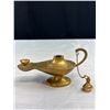 Image 3 : Vintage Miners Lamp and Brass Genie Lamp