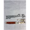 Image 3 : Collectible Lot of an ACDC and Harley Davidson Belt Buckles, Pocket Knife etc
