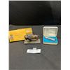 Image 1 : Vintage Ladylite Ronson Lighter in Case + Small Buffalo Days Regina Sask. Canada Buffalo in Box