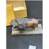Image 6 : Vintage Ladylite Ronson Lighter in Case + Small Buffalo Days Regina Sask. Canada Buffalo in Box