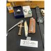 Image 4 : Vintage Wooden Tobacco Box Filled with Misc. Jewelry Watches etc