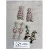 Image 1 : 3 Pairs of Vintage South East Asian Earrings
