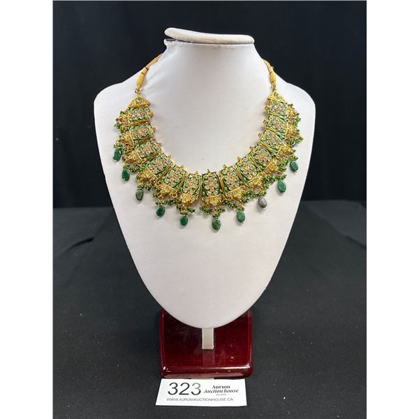 Vintage Gold Plated South East Asian Necklace