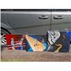 Image 1 : Lot of 3 Fun Oil Paintings on Canvas Local B.C. Artist Biggest 24" x 24"