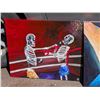 Image 2 : Lot of 3 Fun Oil Paintings on Canvas Local B.C. Artist Biggest 24" x 24"