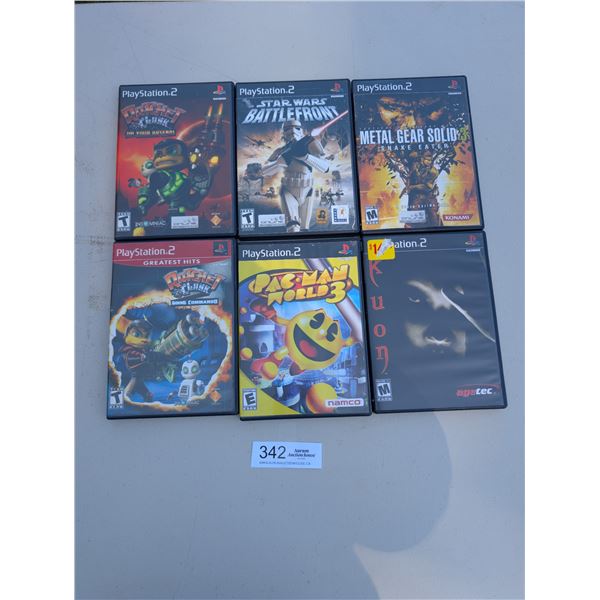 Lot of 6 Playstation 2 Games