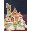 Image 3 : Hand-Painted Ceramic Cottage Figurine With Scenic Detailing