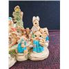 Image 3 : Hand-Painted Ceramic Figurine Set Featuring Woodland Animals