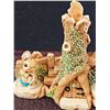 Image 6 : Hand-Painted Ceramic Figurine Set Featuring Woodland Animals