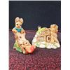 Image 2 : Four Decorative Resin Figurines, Including Mice and Woodland Scenes