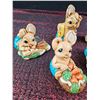 Image 2 : 7 Hand-Painted Ceramic Mouse Figurines in Themed Designs