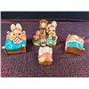 Image 1 : Resin Rabbit Figurines in Bedtime and Storybook Scenes