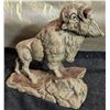 Image 2 : Soapstone Carvings of Standing Buffalo on Cliff and Scenic Etching