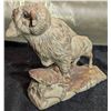 Image 4 : Soapstone Carvings of Standing Buffalo on Cliff and Scenic Etching